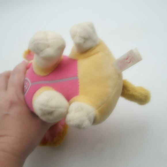 TY PAW PATROL Skye Pink Brown Dog Plush Stuffed Toy 9” Nick Jr Spin Master 2017 - Picture 6 of 8